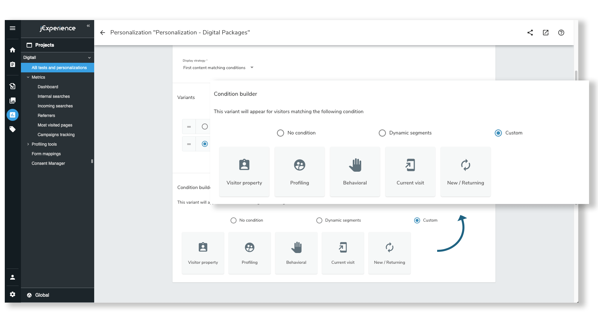 jExperience - experience personalization platform
